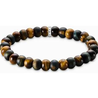 Thomas Sabo A2196-826-2-L19 Unisex Armband Tigerauge Goldbraun