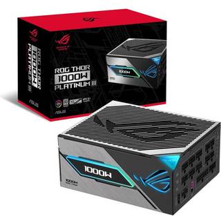 ASUS ROG Thor 1000W Platinum III Strømforsyning - 1000 Watt - 135 mm - ATX 3.1 - 80 Plus Platinum certified