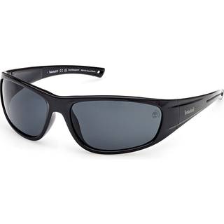 Timberland TB00033 Polarized 01D 66 Solbriller Mænd Black - Shiny Black - 66mm