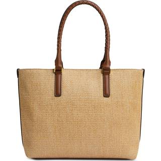 Reiss Noelle Raffia Mulepose-taske med flettet remEn