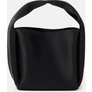 Toteme Petite satin tote bag - black - One Size