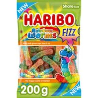 2 x Haribo Rainbow Worms Fizzy
