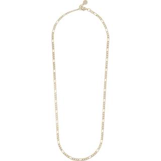 SNÖ Of Sweden Row Small Chain Necklace Plain Gold 45 cm