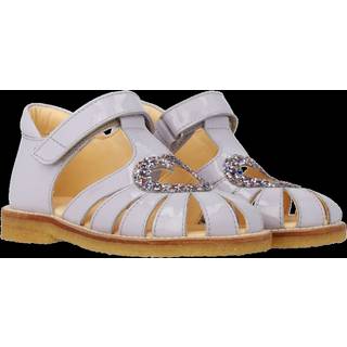 Angulus Sandal Lilla Pastel Med Glimmerhjerte (Smal) - Str. 29