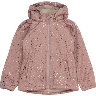 Mikk-Line Kid's Softshell Jacket Recycled AOP Softshelljakke Børn størrelse 140 farve brun