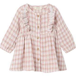 LIL ATELIER Løs Kjole Dagmar Peach Whip
