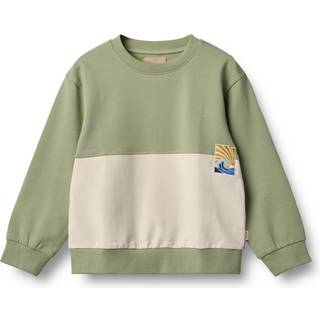 WHEAT Kid's Sweatshirt Steff Sweatere Børn størrelse 140 farve olivengrøn