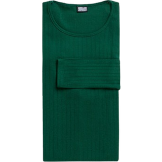 101 Solid Colour - Bottle Green - Nørgaard på Strøget - Grøn One Size