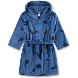 Sanetta Kid's Bathrobe AOP Badekåbe Børn størrelse 98 farve blå