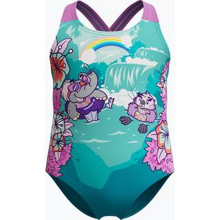 Infant Girls' Learn to Swim Printed Crossback Swimsuit Green