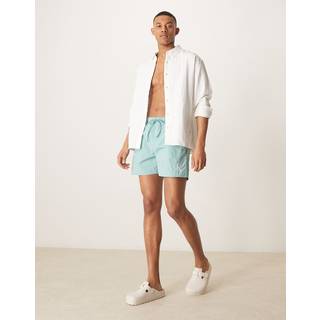 Calvin Klein Swimwear Herren Badeshorts grün unifarben