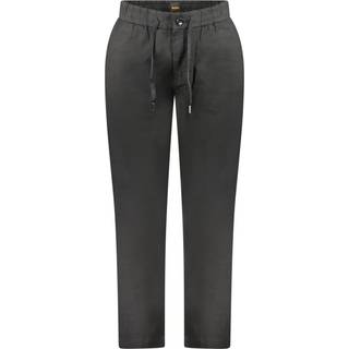 BOSS ORANGE Sanderson Linen Pants Black