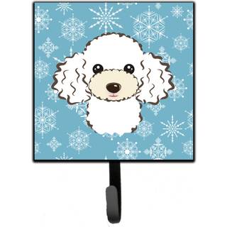 """" Caroline's Treasures BB1691SH4 Snowflake White Poodle Leash eller Key Holder Small Multicolor """"