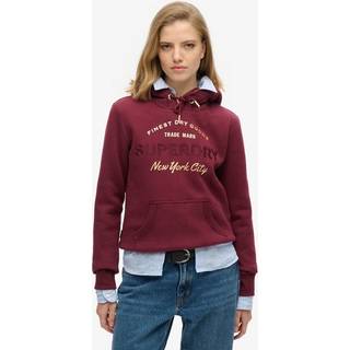 Superdry Luxe Metallisk Logo HættetrøjeEU 44 (UK 16)