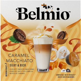 Belmio Caramel Macchiato kaffekapsler til Dolce Gusto (8x2 pakke)