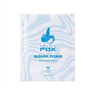 ARCTIC FOX Bleach Please White Powder Bleach Individual Sachet 28g (1oz) til touch ups highlights eller sm? applikationer som pengestykker.