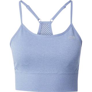Queen Mesh Seamless Sports Bra Metal Blue Melange