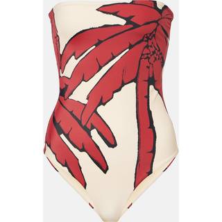 Johanna Ortiz Printed swimsuit - beige - S