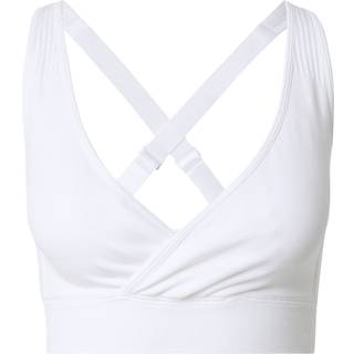 Soft Seamless Adjustable Sports Bra White