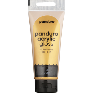 Panduro Acrylic akrylfarve, blank 100 ml – Gold