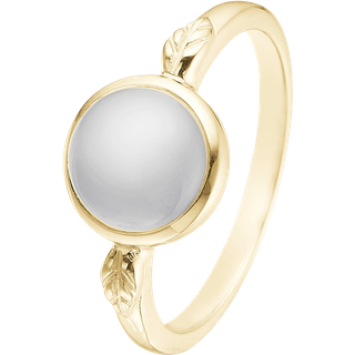 Christina Collect - MOONSTONE ring i forgyldt sølv**