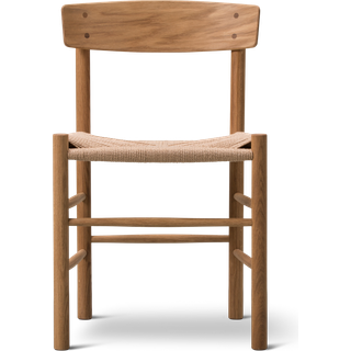 Fredericia Furniture - Mogensen J39 Chair - Oljad ek/Natur sits - Spisebordsstole - Børge Mogensen