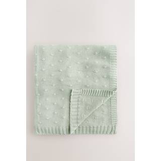 Next Sage Green Baby Bobble Blanket