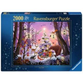Ravensburger Puslespil 2000 brikker - Julefantasi
