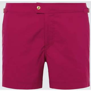 Tom Ford Technical poplin swim shorts - red - EU 46