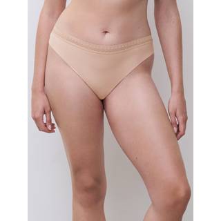 Chantelle Cozy Chic tanga trusse, nude, Størrelse: L, Dame