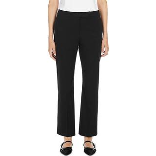 Max Mara Okra mid-rise cotton flared pants - black - S-M