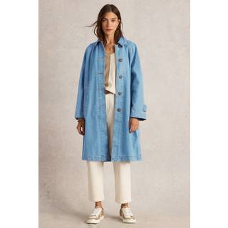 White Stuff White Stuff Blue Oakleigh Denim Coat