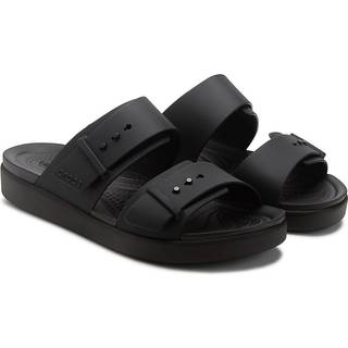 Crocs women Brooklyn Buckle Low Low Sandals Black 36