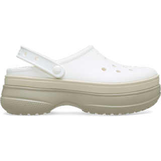 Crocs unisex Classic Stacked Clogs Chalk 42