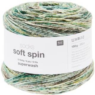 Socks Soft Spin 6-fädig - Forest Greens