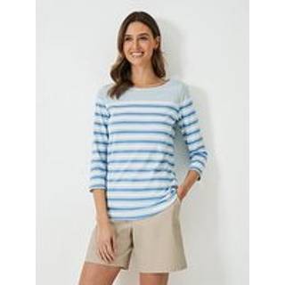 Crew Clothing Company 100% Bomuld Det essentielle Breton Stripe TopEU 46 (UK 18)