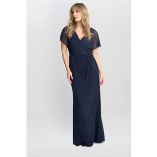 Gina Bacconi Gina Bacconi Blue Elliot Jersey Maxi Dress