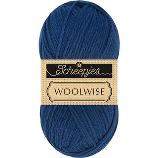 Scheepjes Woolwise 748 Dybt hav Indhold: 100% genanvendt Superwash merinould Vægt/længde: 100 g = ca. 200 meter Anbefalede pinde: 4 mm Strikkefasthed: 10 x 10 cm = 22 m x 30 p Vask: Maskinvask / Tåler ikke tørretumbling / Brug aldrig skyllemiddel.