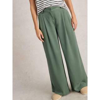 White Stuff White Stuff Green Sasha Wide Leg Trousers