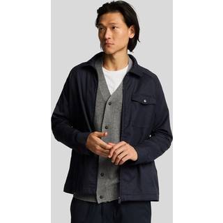 Lyle And Scott Tailored Overshirt Navy