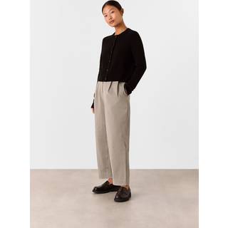 Whistles Whistles Nude Petite Bethany Barrel Leg Trousers
