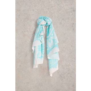 White Stuff White Stuff Blue Sunny Days Square Scarf