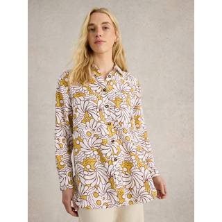 White Stuff White Stuff Yellow Lydia 100% Linen Shirt