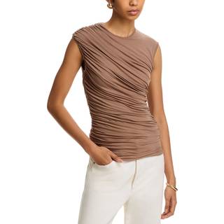 Agolde Ester ruched tank top - neutrals - XS