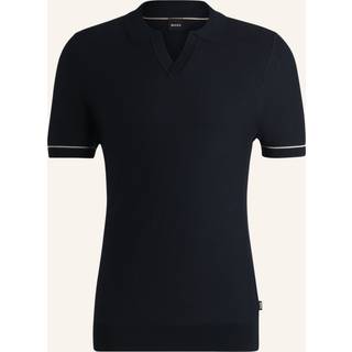 BOSS Black Herren Polo-Shirt blau
