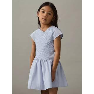 Reiss Reiss Bessie bomuldskjole med plisseringer - 11-12 år