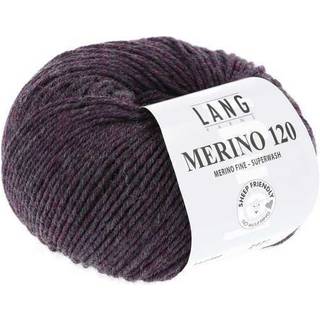 Lang Yarns Merino 120 480 Indhold: 100% Merinould Vægt/længde: 50 g = ca. 120 meter Anbefalede pinde: 3.5-4.5 mm. Strikkefasthed: 10 x 10 cm = 22 m x 32 p Vask: Maskinvask 30 °c / Tåler ikke tørretumbling .