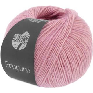 Lana Grossa Ecopuno 208 Kryddernellike Indhold: 72% bomuld, 17% ren ny merinould, 11% baby alpaca Vægt/Længde: 50 g = ca. 215 meter Anbefalede pinde: 4-4.5 mm Strikkefasthed: 10 x 10 cm = 24 m x 30 p Vask:Håndvask / Tørres fladt.