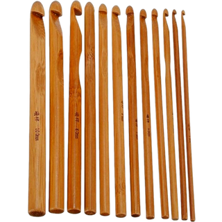 Bambus Hæklenålesæt