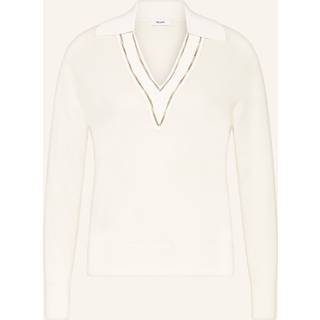 Reiss Reiss Ivory Nina Wool Collared Cricket Jumper